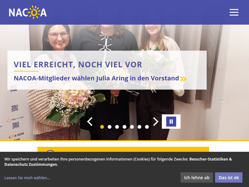 Vorstellung der Online-Beratung | NACOA Deutschland