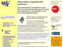 Legasthenie Software Tintenklex, Handbuch