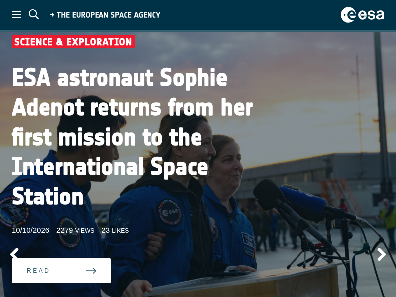 ESA - Space for Kids