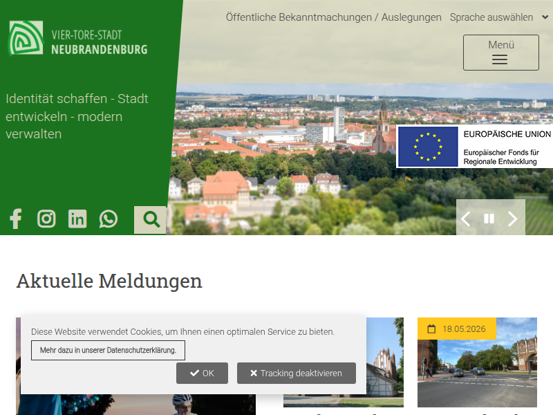 Allgemeine Informationen / Stadt Neubrandenburg