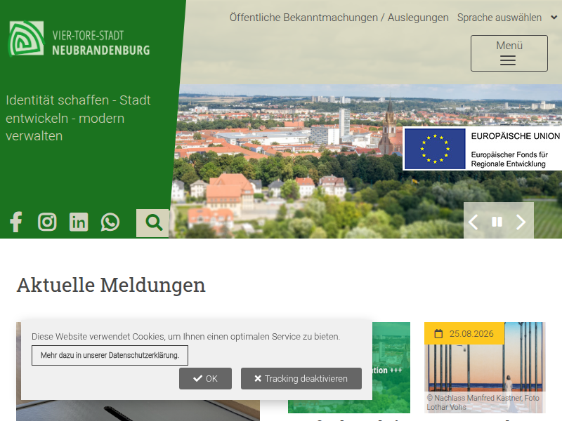 Planspiel Stadt / Stadt Neubrandenburg