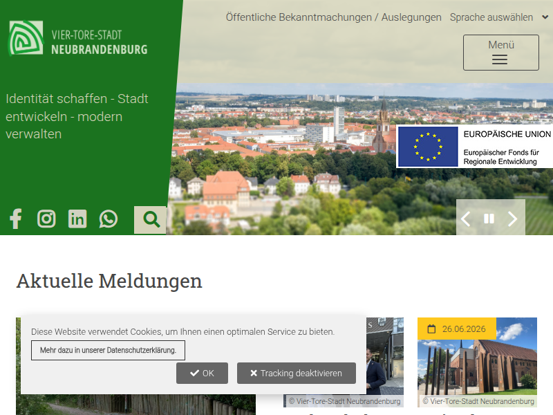 Gemeinsam fÃŒr mehr Akzeptanz / Stadt Neubrandenburg