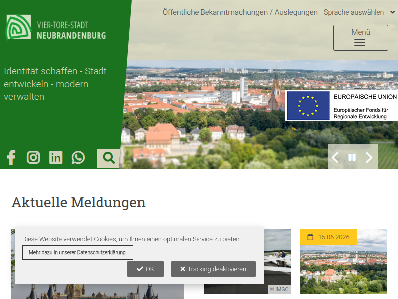 Stolpersteine / Stadt Neubrandenburg