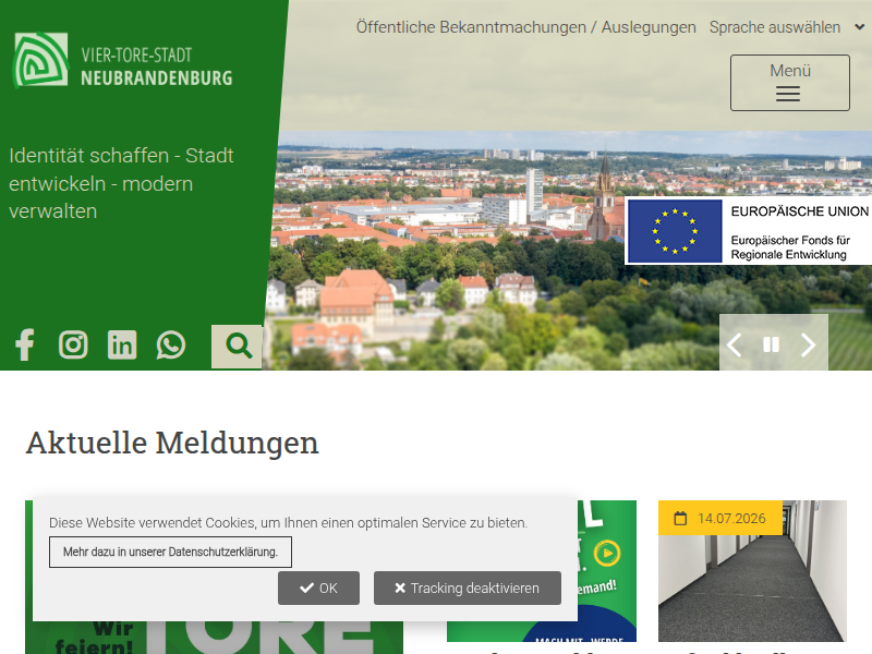 Gemeinsam fÃŒr mehr Akzeptanz / Stadt Neubrandenburg