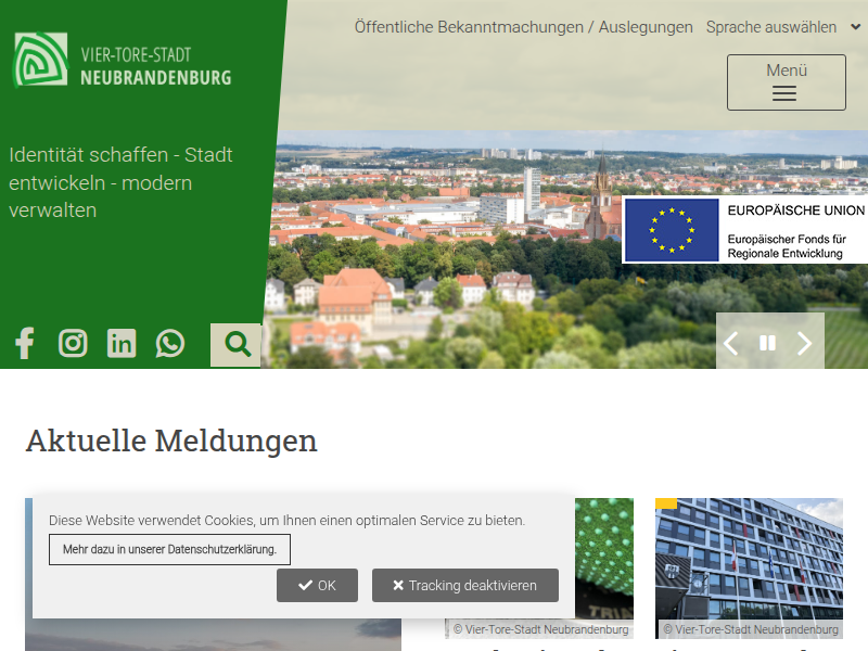 Stadtradeln: 100.000-Kilometer-Marke geknackt / Stadt Neubrandenburg