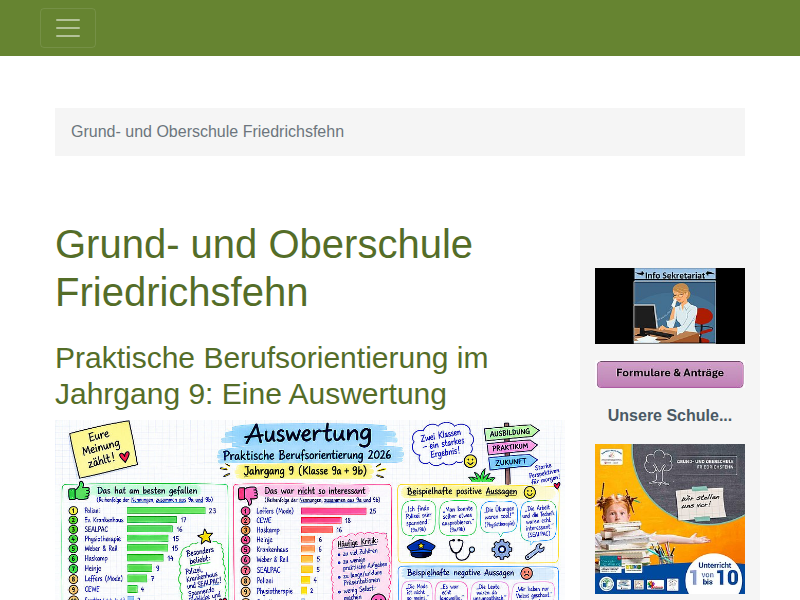 Grund- und Oberschule Friedrichsfehn: Neuigkeiten 2023/2024 (copy 1)