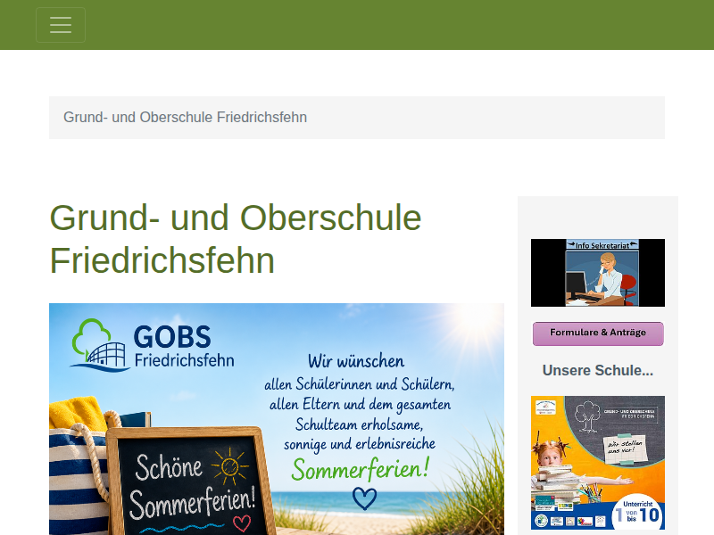 Grund- und Oberschule Friedrichsfehn: Neuigkeiten 2023/2024 (copy 1)