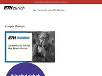 Biografie – Max Frisch-Archiv an der ETH-Bibliothek | ETH Zürich