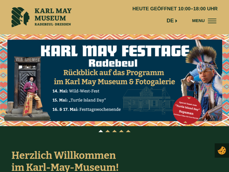 Vortrag: Hans Grunert - Der Südosten der USA. Denkmäler und Geschichte - Karl May Museum Radebeul