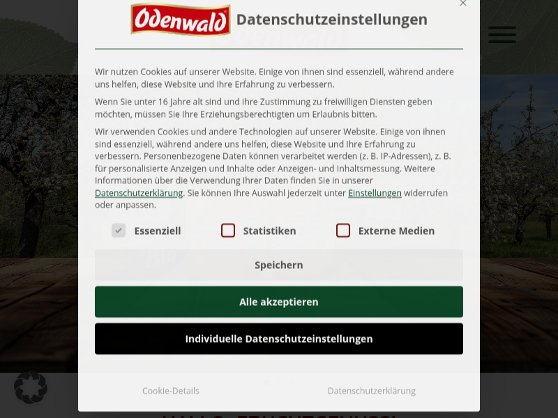 Forellen-Kartoffel-Körbchen mit Apfel-Senf-Dip - Odenwald