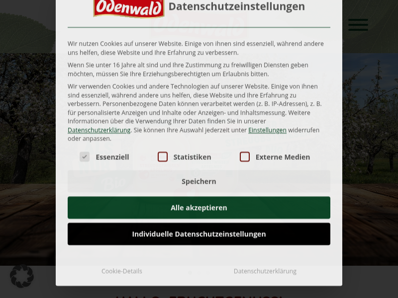 Forellen-Kartoffel-Körbchen mit Apfel-Senf-Dip - Odenwald