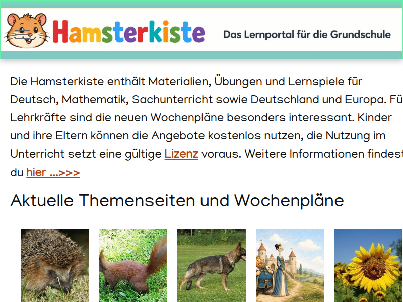 Im Moor - Eine Lerngeschichte der Hamsterkiste