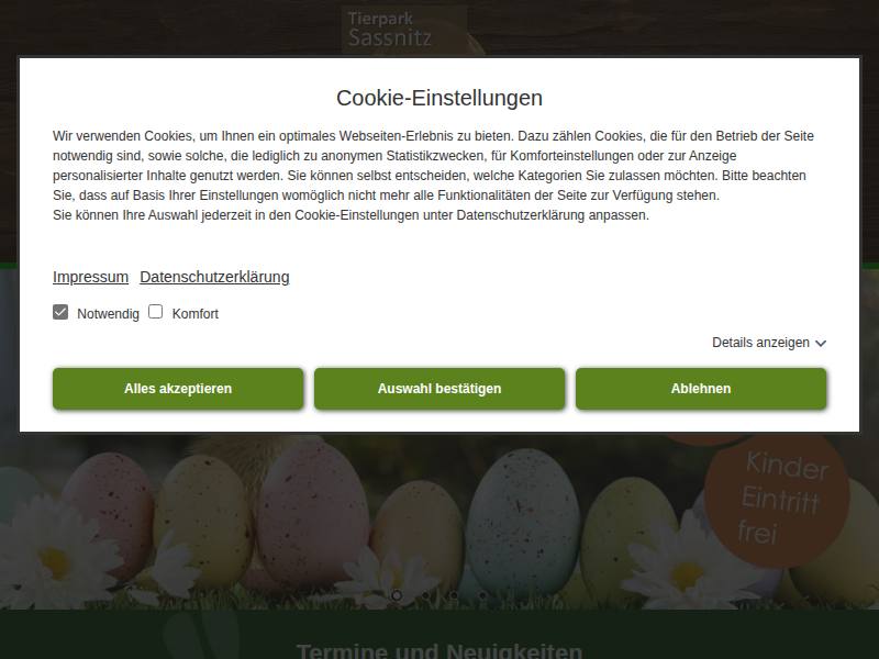 Tierpark Sassnitz - Pommernschaf-Abend & Zicklein-News