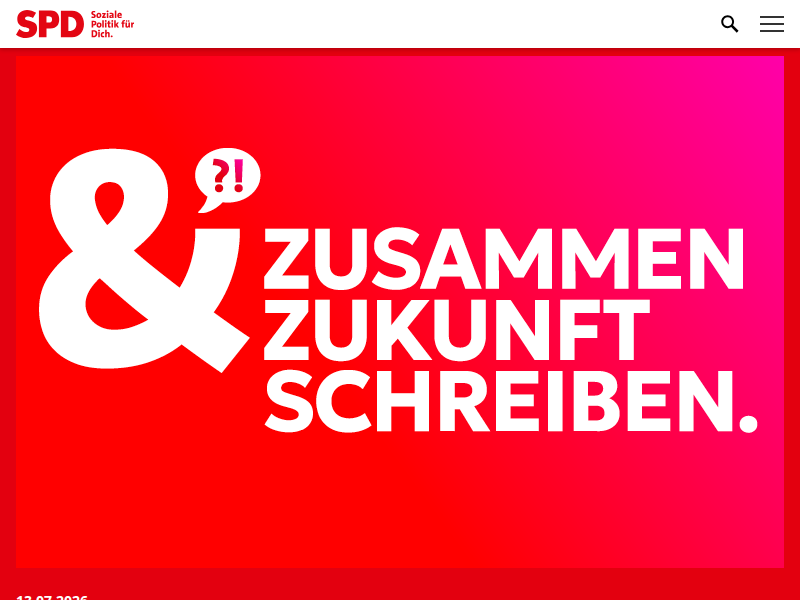 SPD.de: Tag gegen Gewalt an Frauen: Wir sagen Nein zu Gewalt und Sexismus.