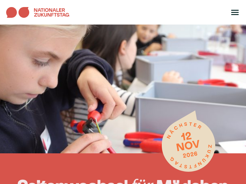 Informationen für Eltern - Nationaler Zukunftstag