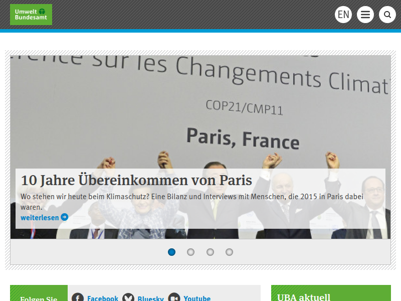 Allgemeine Nebenbestimmungen für Zuwendungen zur Projektförderung | Umweltbundesamt