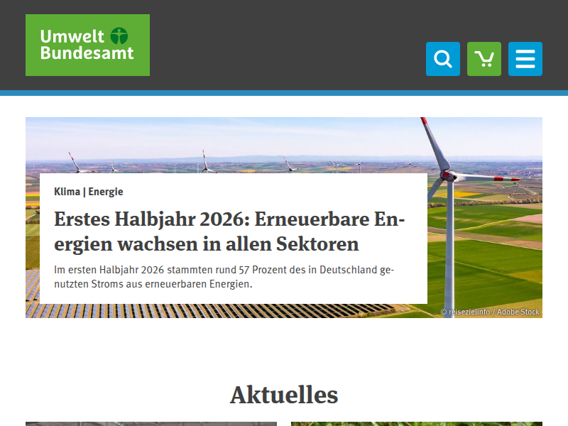 Umweltbundesamt | Für Mensch und Umwelt