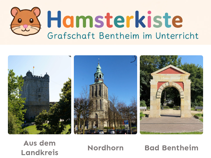 Die Grafschaft Bentheim im Unterricht - Texte und Aufgaben für Grafschafter Kinder