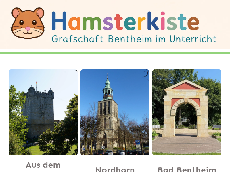 Die Grafschaft Bentheim im Unterricht - Texte und Aufgaben für Grafschafter Kinder