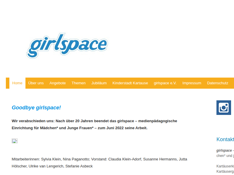 Über uns | girlspace