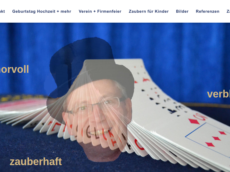 Zauberer Referenzen wo gezaubert Magier Zaubershow Profi-Zauberer Zeitung Presse Pressebericht guter zauberer Preisträger