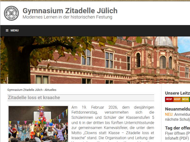 St. Antons Kinder- und Jugendzentrum | Gymnasium Zitadelle Jülich