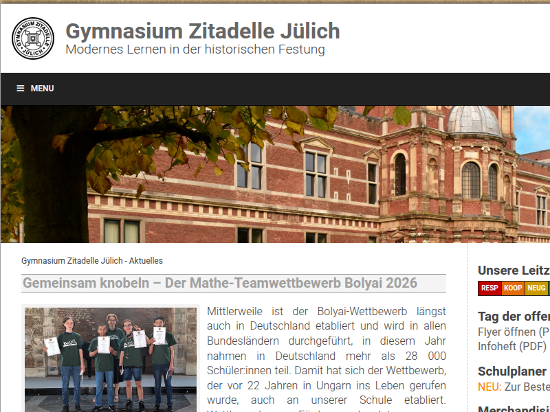 „Visual Music“ in der Schlosskapelle | Gymnasium Zitadelle Jülich