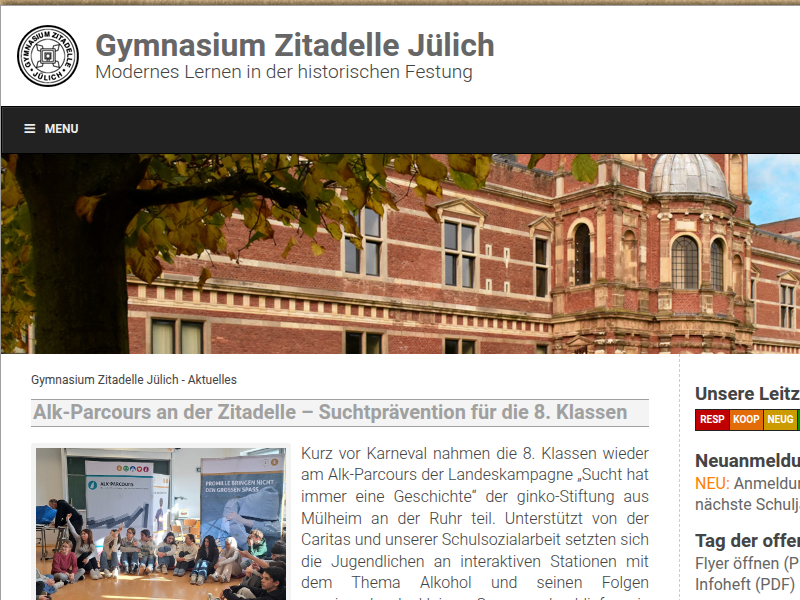 Erfolgreiche Teilnahme an Big Challenge | Gymnasium Zitadelle Jülich