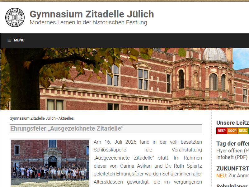 M wie März, M wie Maserati | Gymnasium Zitadelle Jülich