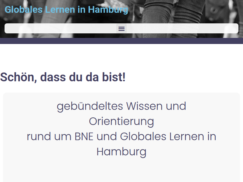 Zukunft kann man lernen – Qualifizierung zur Umsetzung von BNE – Globales Lernen