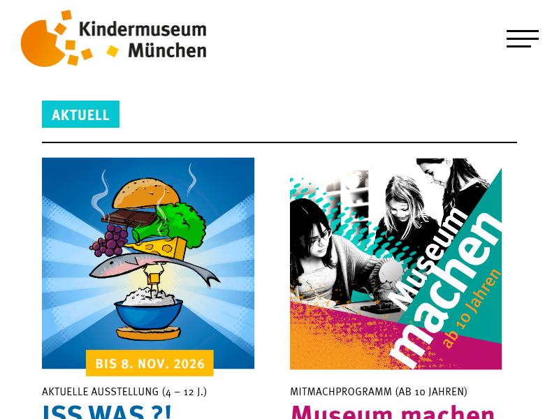 Ausstellungsverleih - Kindermuseum München