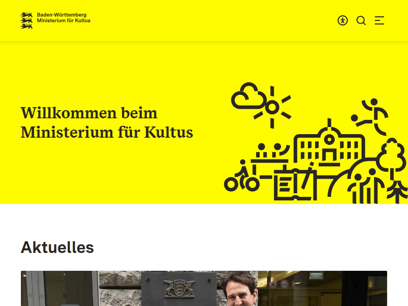 Publikationen: Ministerium für Kultus Baden-Württemberg