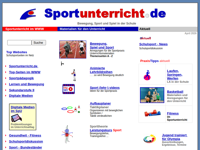 Thema Volleyball - Sportpädagogik-Online - Sportunterricht.de