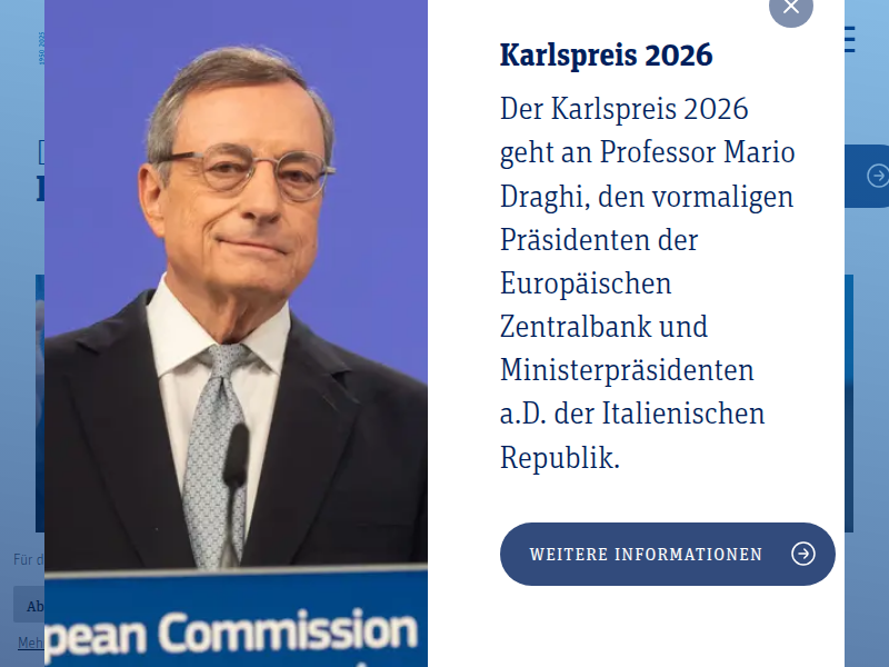 Gewinner 2021 - Der Internationale Karlspreis zu Aachen