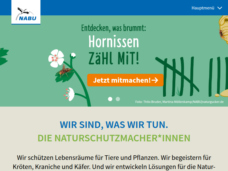 Wir sind die Naturschutzmacher*innen!