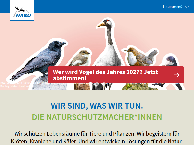 Wir sind die Naturschutzmacher*innen!