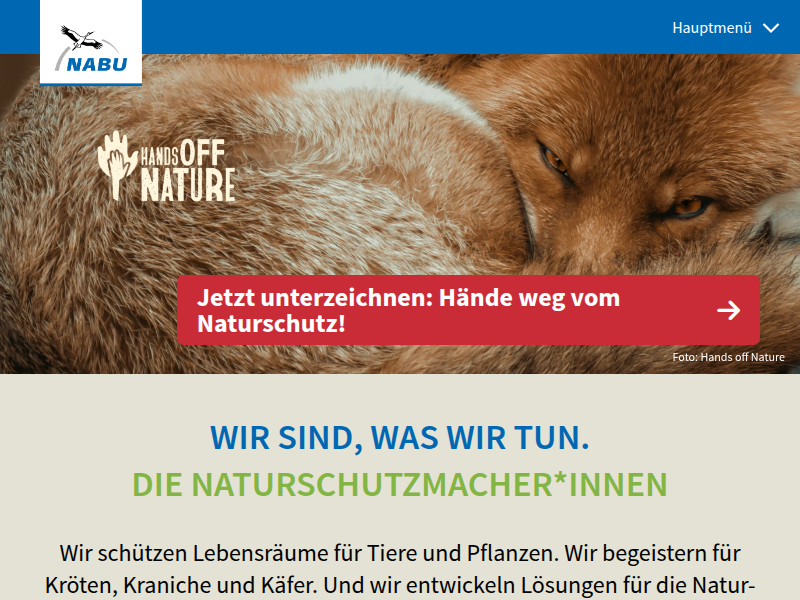 Wir sind die Naturschutzmacher*innen!