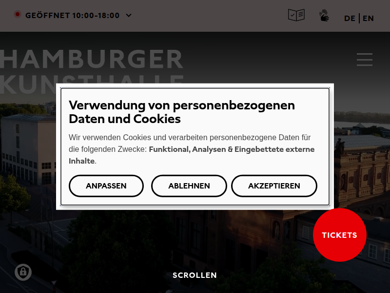 Dr. Heinz H. O. Schröder-Stiftung erwirbt und übergibt erstes Kunstwerk | Hamburger Kunsthalle